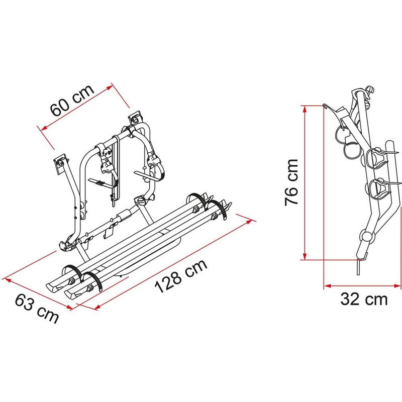 Fiamma Carry-Bike VW T2 (02093B63A) Fiamma - Bars 4 Cars