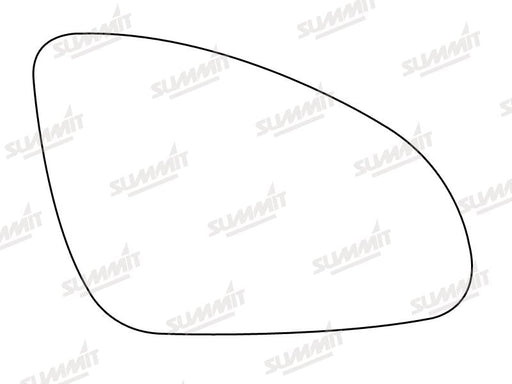 Summit Heated Base Plate With Standard Mirror Glass fits Astra J 10 On RHS Summit - Bars 4 Cars