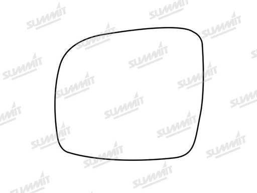 Summit Stick-On Standard Mirror Glass fits Chrysler Grand Voyager 07 to 17 LHS Summit - Bars 4 Cars
