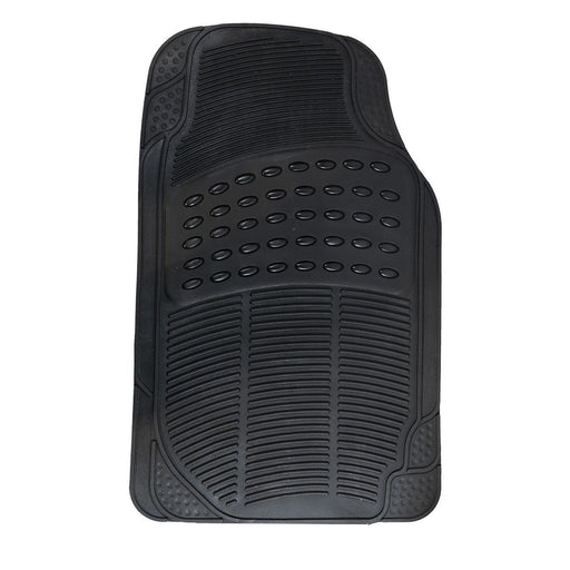 4 Pcs/Set Durable Universal Black Rubber Car Mat Set Non Slip Grip Van Mats Streetwize - Bars 4 Cars