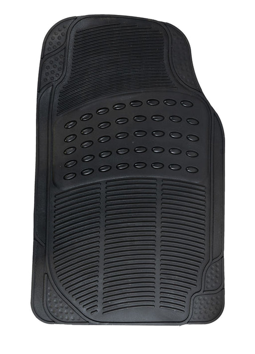 4 Pcs/Set Durable Universal Black Rubber Car Mat Set Non Slip Grip Van Mats Streetwize - Bars 4 Cars