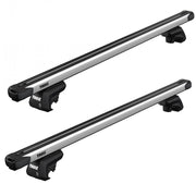 Thule SlideBar Evo Roof Bars Aluminum fits Ford Ranger Raptor 2023- 4 doors with Raised Rails Thule - Bars 4 Cars