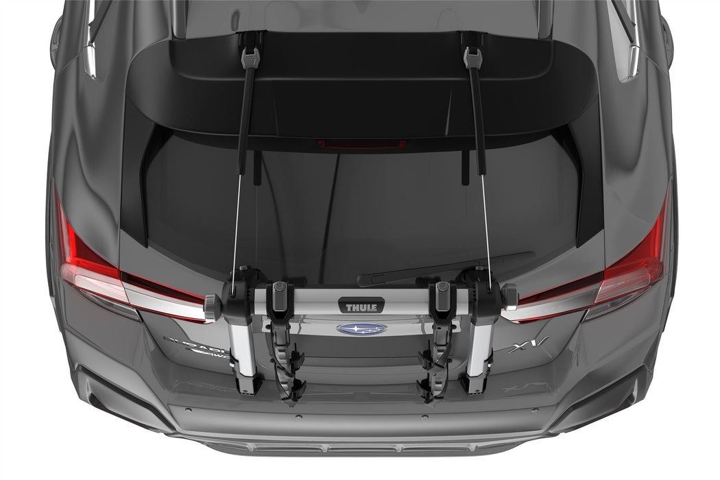 Thule Out Way Hanging two-bike hanging trunk bike rack aluminium Boot Bike Rack Thule - Bars 4 Cars