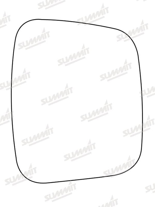 Summit Heated Base Plate With Commercial Mirror Glass fits Peugeot Bipper 07 on RHS Summit - Bars 4 Cars