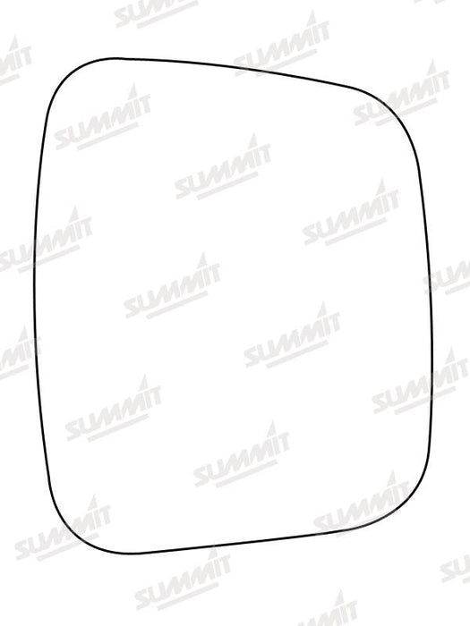Summit Heated Base Plate With Commercial Mirror Glass fits Peugeot Bipper 07 on RHS Summit - Bars 4 Cars