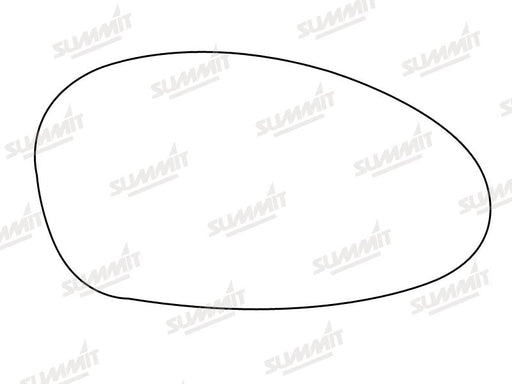 Summit Stick-On Anti Dazzle Mirror Glass fits BMW 1 3 Series 05 on RHS Summit - Bars 4 Cars