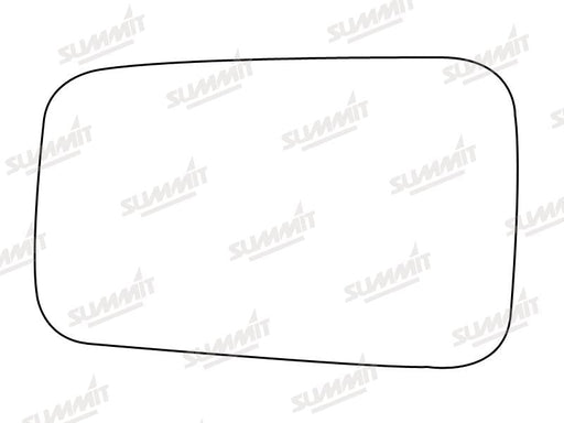 Summit Stick-On Standard Mirror Glass fits Renault 18 83 on LHS Summit - Bars 4 Cars
