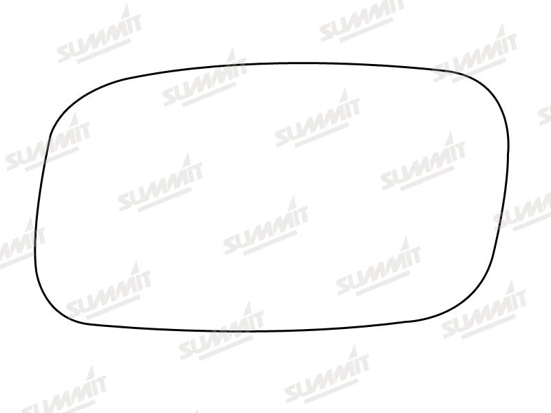 Summit Stick-On Standard Mirror Glass fits Vauxhall Calibra LHS Summit - Bars 4 Cars