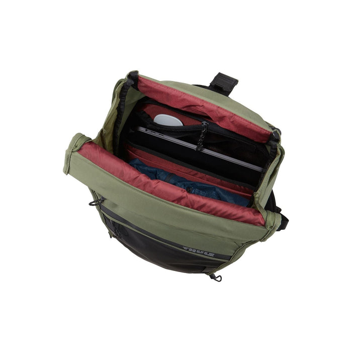 Thule Paramount Commuter Rucksack 18L Olivine Green Cycling Backpack Thule - Bars 4 Cars