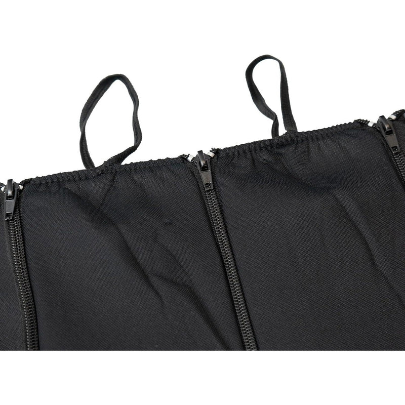 Sakura Greenwich Blue and Black Full Front Rear Seat Covers Set Sakura - Bars 4 Cars