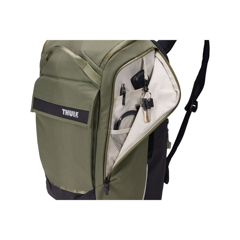 Thule Paramount hybrid bike pannier and backpack 26L green Thule - Bars 4 Cars