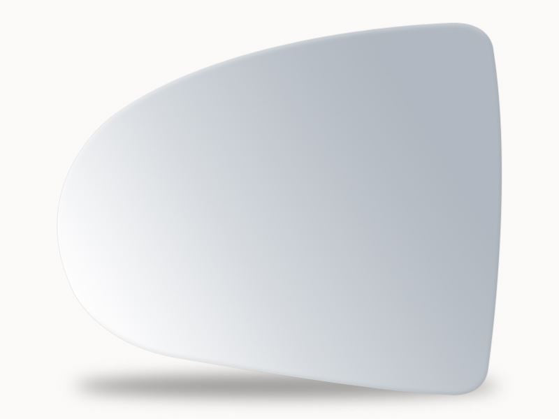 Summit Stick-On Standard Mirror Glass fits Mitsubishi Colt 04 on LHS Summit - Bars 4 Cars