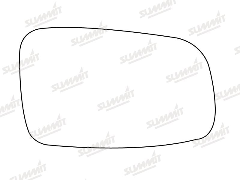 Summit Stick-On Standard Mirror Glass fits Citroen ZX RHS Summit - Bars 4 Cars