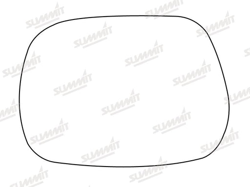 Summit Stick-On Standard Mirror Glass fits Toyota Rav 4 00 to 06 LHS Summit - Bars 4 Cars