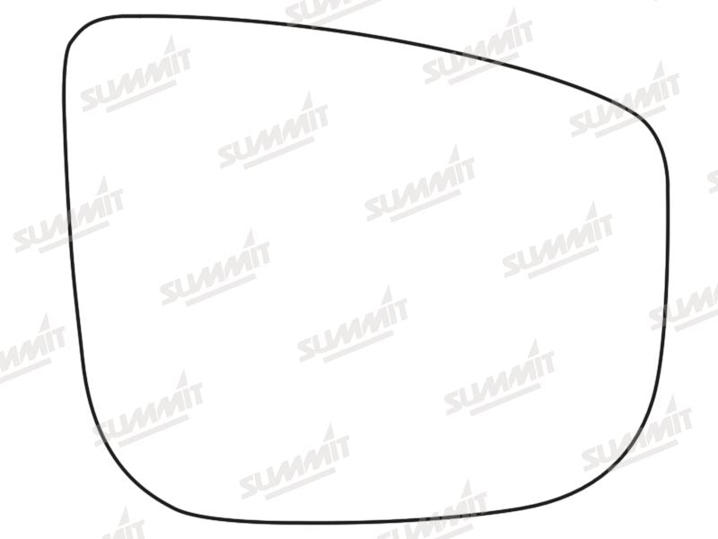 Summit Stick-On Commercial Mirror Glass fits Citroen Berlingo 13 to 14 RHS Summit - Bars 4 Cars