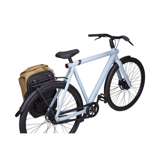 Thule Paramount hybrid bike pannier and backpack 26L tan beige Thule - Bars 4 Cars