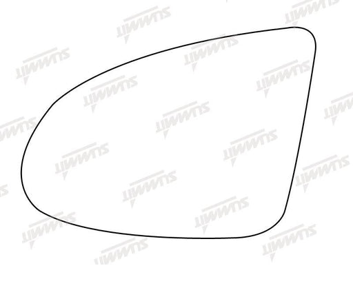 Summit Heated Base Plate With Standard Mirror Glass fits Audi A2 00 to 05 Summit - Bars 4 Cars