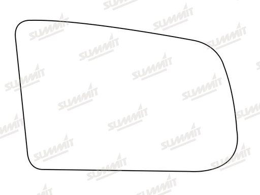 Summit Stick-On Standard Mirror Glass fits Mazda 121 RHS Summit - Bars 4 Cars