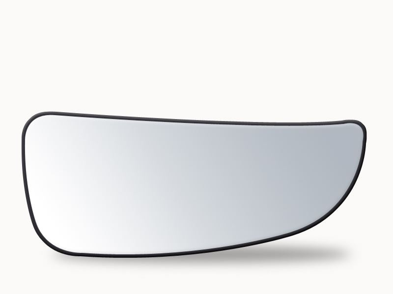 Summit Non-Heated Base Plate With Lower Blind-Spot Mirror Glass fits Fiat Ducato, Peugeot Boxer 06 on RHS Summit - Bars 4 Cars