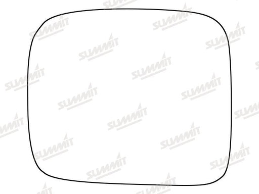 Summit Stick-On Standard Mirror Glass fits Isuzu Trooper 92 to 05 LHS Summit - Bars 4 Cars