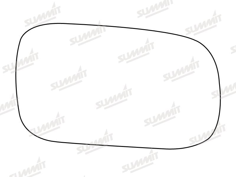 Summit Stick-On Standard Mirror Glass fits Subaru Legacy RHS Summit - Bars 4 Cars