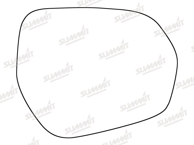 Summit Heated Base Plate With Standard Mirror Glass fits Ford Fiesta 17 on RHS Summit - Bars 4 Cars