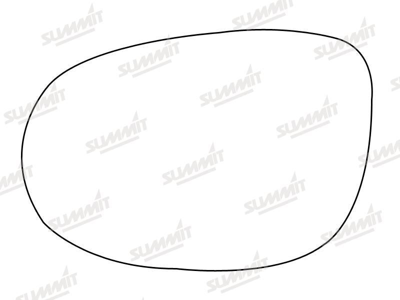 Summit Heated Base Plate With Standard Mirror Glass fits Ford Ka 09 on LHS Summit - Bars 4 Cars