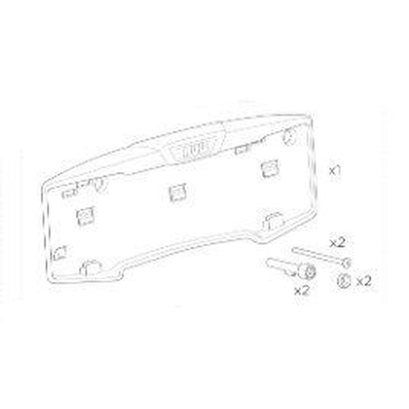 Thule Number Plate Holder Kit Replacement Part 1500054999 Thule - Bars 4 Cars