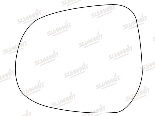 Summit Stick-On Standard Mirror Glass fits Vauxhall Agila Suzuki Splash LHS Summit - Bars 4 Cars