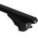 Roof Bars Rack Aluminium Black fits Volkswagen Taigo 2022- For Raised Rails Summit - Bars 4 Cars