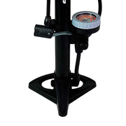 Dunlop Floor Bike Pump With Pressure Gauge Standpump Manometer 11Bar Black Air Dunlop - Bars 4 Cars