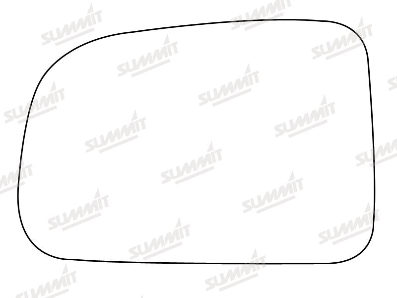 Summit Heated Backing Plate with Standard Glass fits Honda HRV 99 On LHS Summit - Bars 4 Cars
