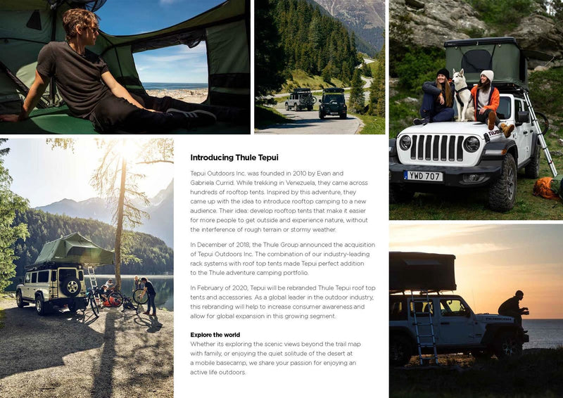 Thule Tepui Autana 4-person roof top tent haze grey 901500 Thule - Bars 4 Cars