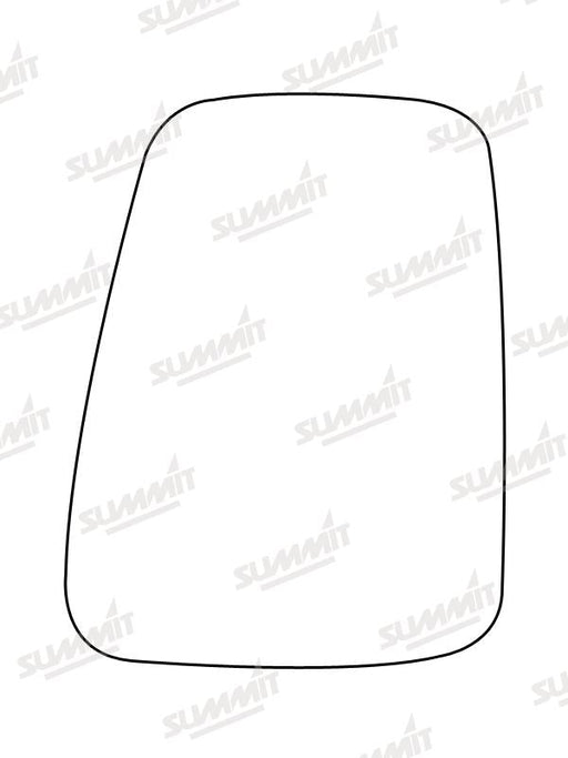 Summit Stick-On Commercial Mirror Glass fits Renault Extra 92 to 00 RHS Summit - Bars 4 Cars