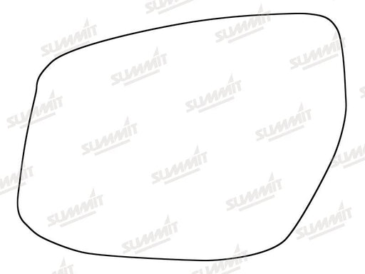 Summit Stick-On Standard Mirror Glass fits Nissan Pulsar 14 on RHS Summit - Bars 4 Cars