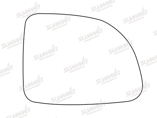 Summit Stick-On Standard Mirror Glass fits Renault Clio RHS Summit - Bars 4 Cars