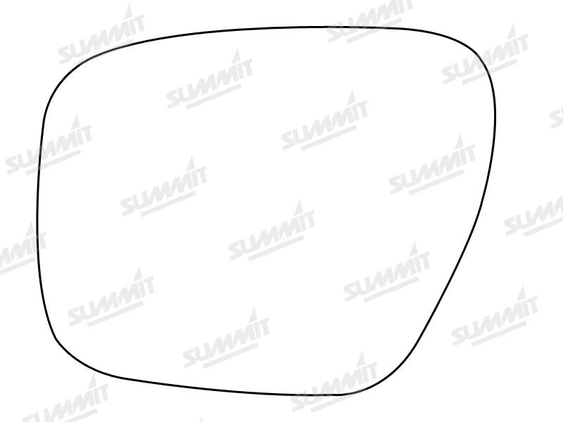 Summit Stick-On Standard Mirror Glass fits Mazda 5 05 on LHS Summit - Bars 4 Cars