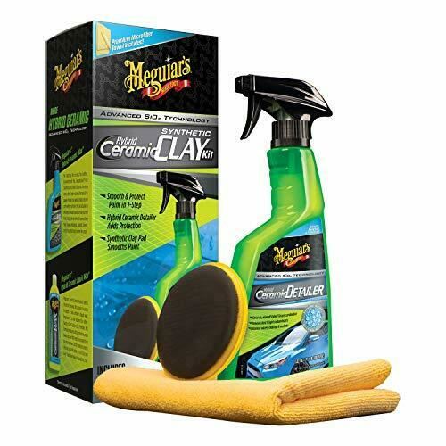 Meguiar's G200200EU Hybrid Ceramic Synthetic Clay Kit Meguiars - Bars 4 Cars