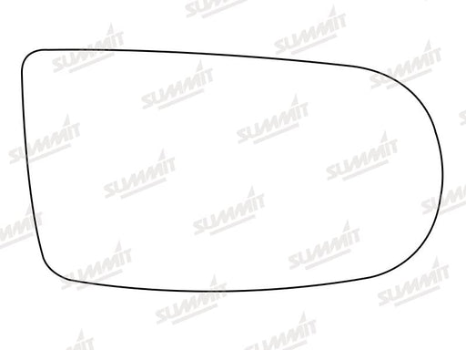 Summit Stick-On Anti Dazzle Mirror Glass fits Alfa GTV RHS Summit - Bars 4 Cars