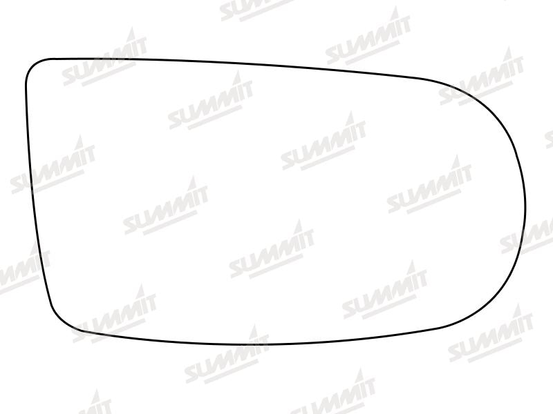 Summit Stick-On Anti Dazzle Mirror Glass fits Alfa GTV RHS Summit - Bars 4 Cars