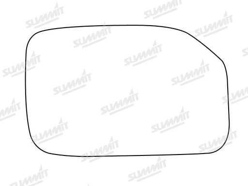 Summit Heated Base Plate With Standard Mirror Glass fits Peugeot 106 91 to 03 LHS Summit - Bars 4 Cars