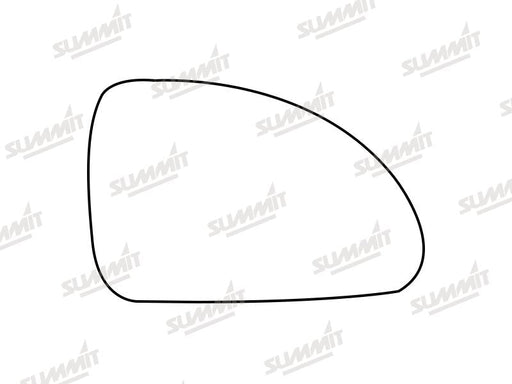Summit Stick-On Standard Mirror Glass fits Kia Ceed 06 to 12 RHS Summit - Bars 4 Cars