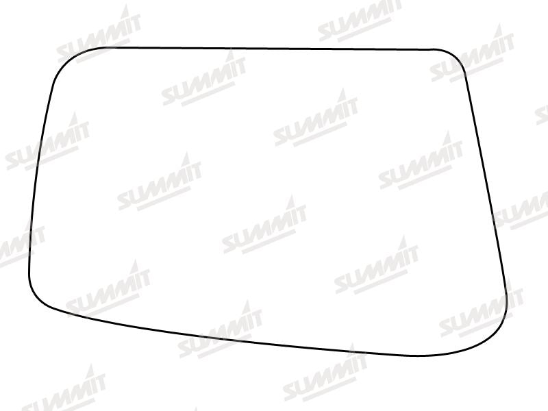 Summit Stick-On Standard Mirror Glass fits Peugeot 205 RHS Summit - Bars 4 Cars