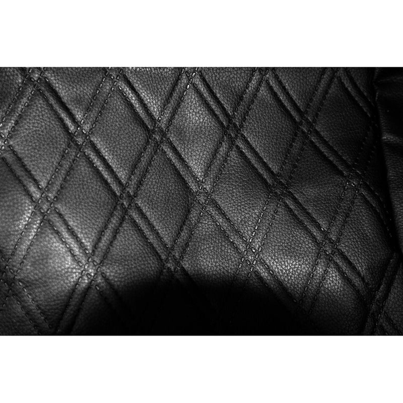 Sakura Leatherette Front & Rear Car Van Seat Covers with Quilted pattern Sakura - Bars 4 Cars