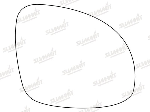 Summit Heated Base Plate With Standard Mirror Glass fits VW Tiguan/Sharan RHS Summit - Bars 4 Cars