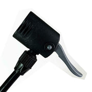 Dunlop Floor Bike Pump With Pressure Gauge Standpump Manometer 11Bar Black Air Dunlop - Bars 4 Cars