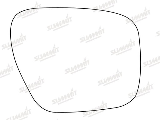 Summit Stick-On Standard Mirror Glass fits Mazda 5 05 on RHS Summit - Bars 4 Cars
