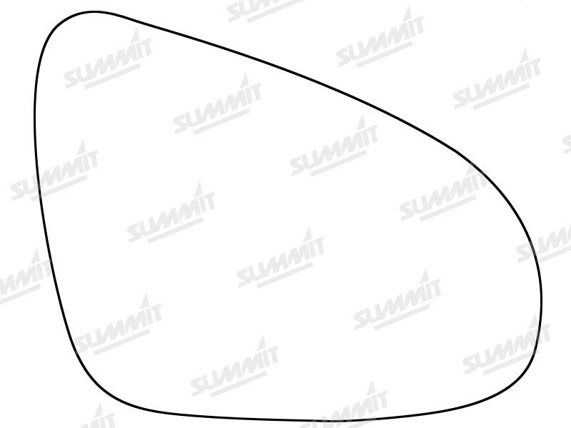 Summit Heated Base Plate With Standard Mirror Glass fits Toyota Yaris 11 on RHS Summit - Bars 4 Cars