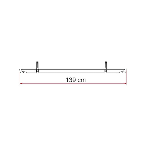 Fiamma Rail Plus XL Bike Rail (98656M588) Fiamma - Bars 4 Cars