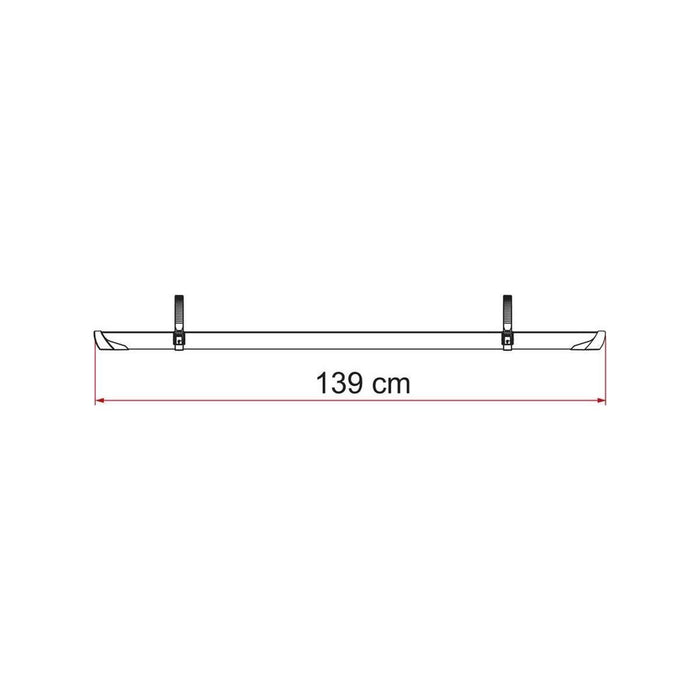 Fiamma Rail Plus XL Bike Rail (98656M588) Fiamma - Bars 4 Cars
